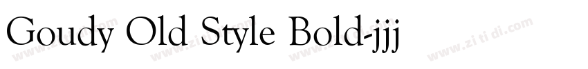 Goudy Old Style Bold字体转换